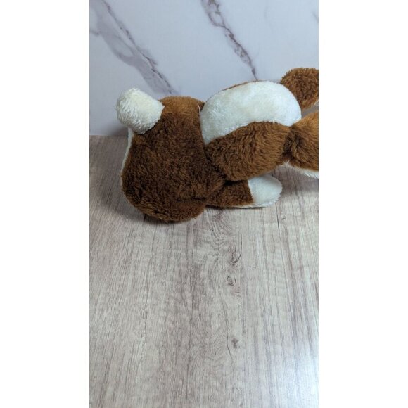 vintage Broadway Toy Adorable Brown & White Plush Bunny Rabbit Stuffed Animal 9" - Picture 6 of 14